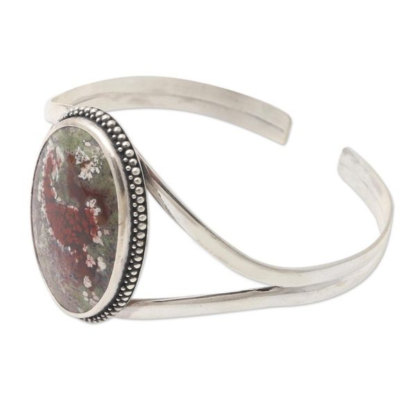Alternate image for Sterling Silver and Agate Cuff Bracelet from Bali Supernatural Charm