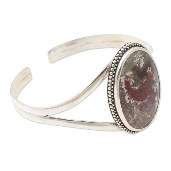 Alternate image for Sterling Silver and Agate Cuff Bracelet from Bali Supernatural Charm