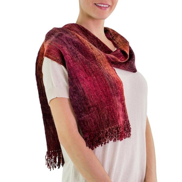 Alternate image for Cotton Blend scarf Autumn Dreamer