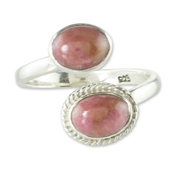 Alternate image for Natural Rhodonite Ring from Guatemala Plain and Simple