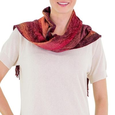 Alternate image for Cotton Blend scarf Autumn Dreamer