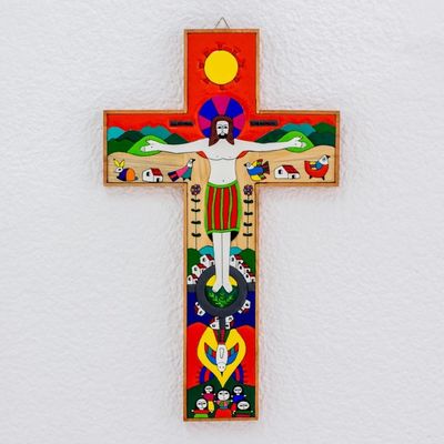 Alternate image for Handcrafted Christianity Wood Cross New Creation
