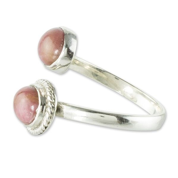 Alternate image for Natural Rhodonite Ring from Guatemala Plain and Simple