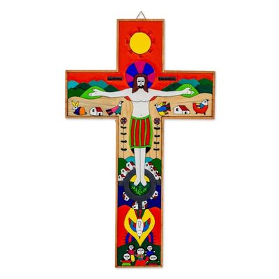 Alternate image for Handcrafted Christianity Wood Cross New Creation