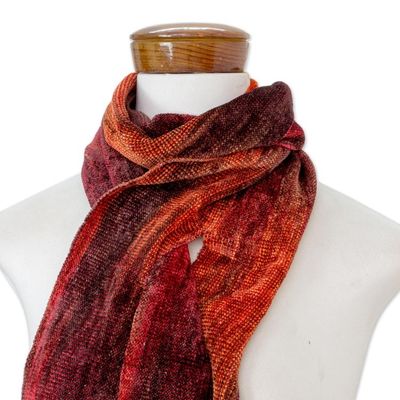 Alternate image for Cotton Blend scarf Autumn Dreamer