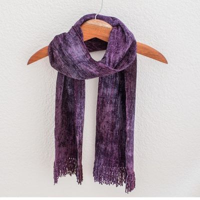 Alternate image for Rayon Chenille Scarf Orchid Dreamer