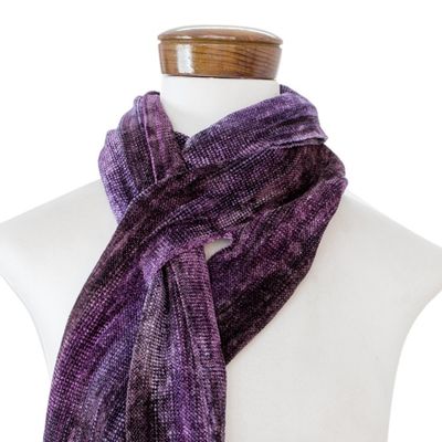Alternate image for Rayon Chenille Scarf Orchid Dreamer