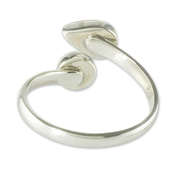 Alternate image for Rhodonite and Jade Ring Now and Then