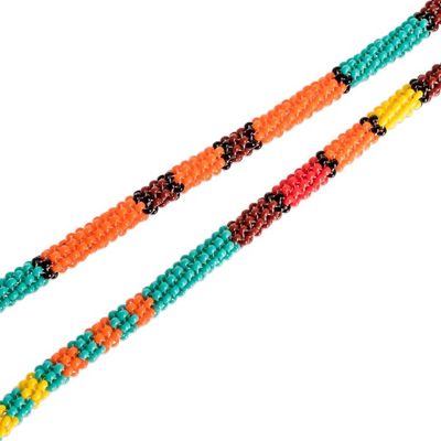 Alternate image for Multicolored Beaded Strand Necklace Colorful Strokes