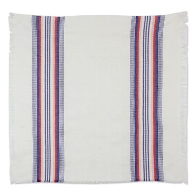 Alternate image for Striped 100 Cotton Napkins from Guatemala Set of 6 Dinner Guest