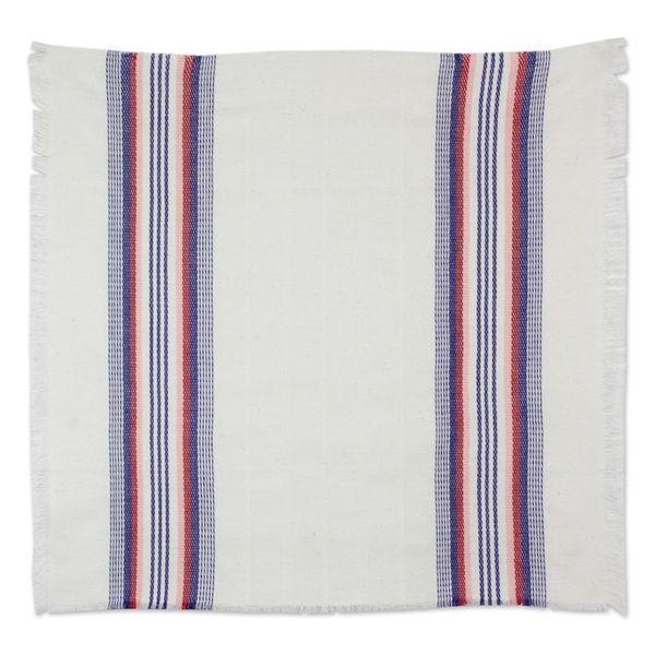 Alternate image for Striped 100 Cotton Napkins from Guatemala Set of 6 Dinner Guest