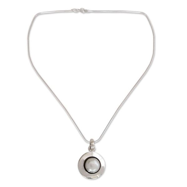 Alternate image for Pearl Jewelry Necklace from India Jaipur Magic Moon
