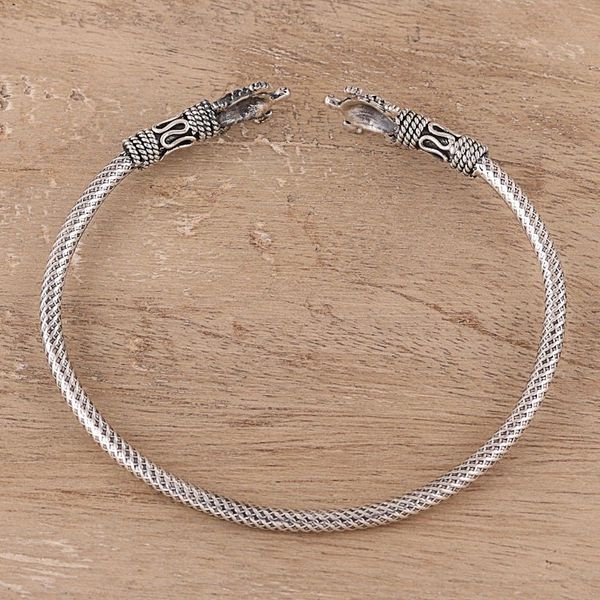 Alternate image for Sterling Silver Turtle Cuff Bracelet Crafted in India Turtle Fantasy