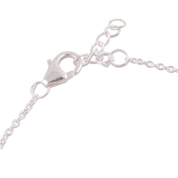 Alternate image for Rose Quartz and 925 Silver Pendant Bracelet from India Elegant Prism
