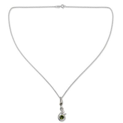 Alternate image for Peridot Necklace from Indian Modern Jewelry Collection New Growth