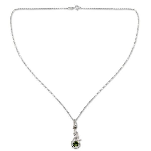 Alternate image for Peridot Necklace from Indian Modern Jewelry Collection New Growth