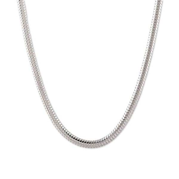 Alternate image for Sterling Silver Omega Chain Necklace from India Omega Appeal