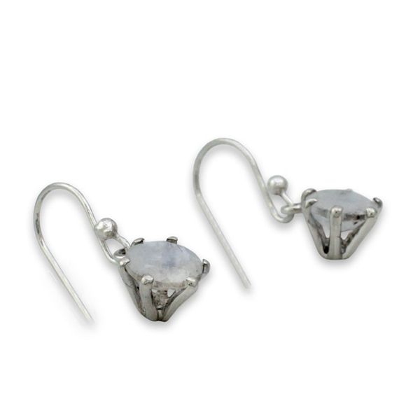 Alternate image for Rainbow Moonstone Dangle Earrings Mystic Vision