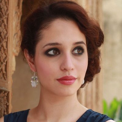 Alternate image for Sterling Silver Multigem Rainbow Moonstone Earrings Aura