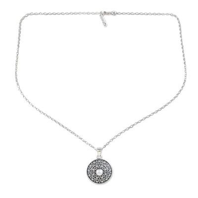 Alternate image for Sterling Silver Pendant Necklace with Lovely Cultured Pearl Pure Delight