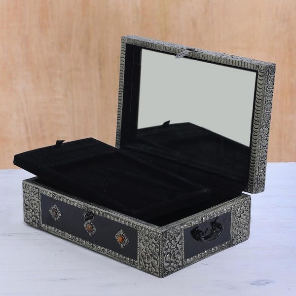 Alternate image for Hand Made Brass Repouss Jewelry Box Charisma
