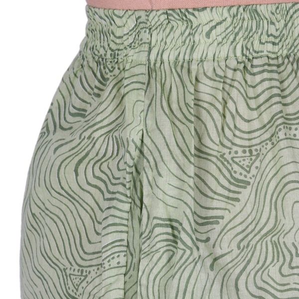 Alternate image for Paisley and Faux-Bois Printed Cotton Pajama Set in Green Spring Paisley