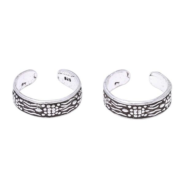 Alternate image for Sterling Silver Swimming Turtles Pair of Toe Rings Happy Turtles