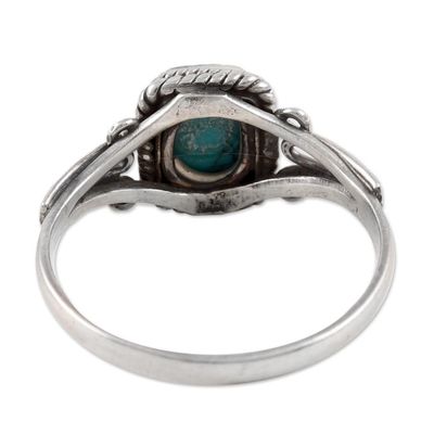Alternate image for Artisan Crafted Sterling Silver Single Stone Ring Free Will