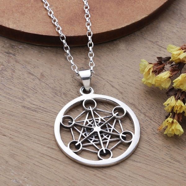 Alternate image for Modern Mens Sterling Silver Pendant Necklace from India Contemporary Splendor
