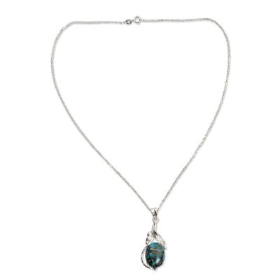 Alternate image for Composite Turquoise Jewelry in a Silver Necklace Elegance