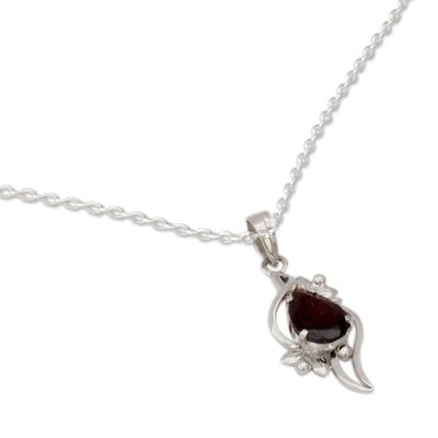 Alternate image for Garnet pendant necklace Scarlet Grace