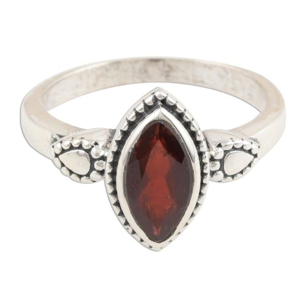 Alternate image for Marquise Cut Garnet Cocktail Ring Crimson Rawa