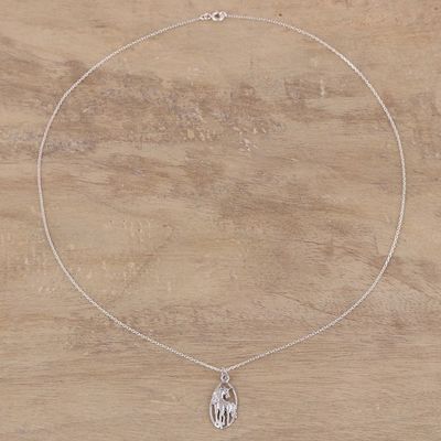 Alternate image for Sterling Silver Horse Pendant Necklace from India Gleaming Horse