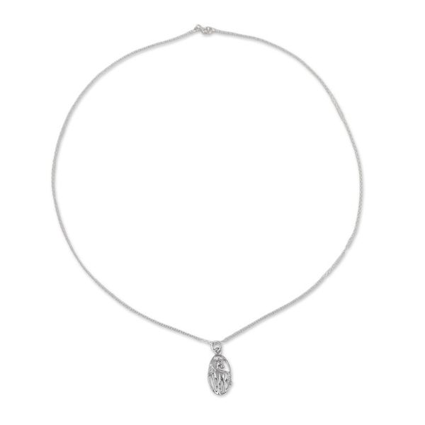 Alternate image for Sterling Silver Horse Pendant Necklace from India Gleaming Horse