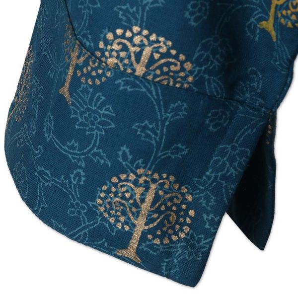 Alternate image for Hand Block-Printed Shirtdress Chanderi Garden