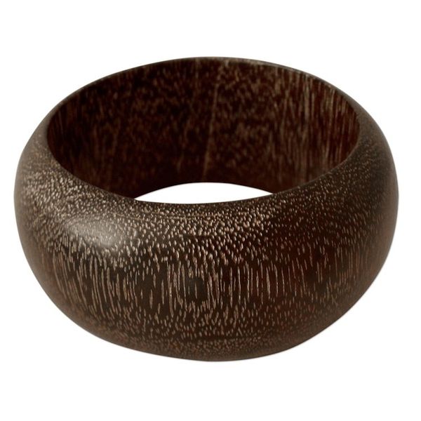 Alternate image for Indian Mango Wood Bangle Bracelet Gujurat Chic