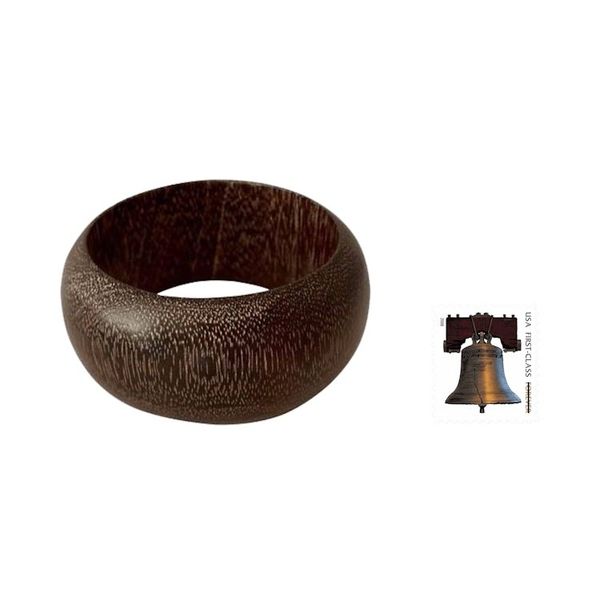 Alternate image for Indian Mango Wood Bangle Bracelet Gujurat Chic
