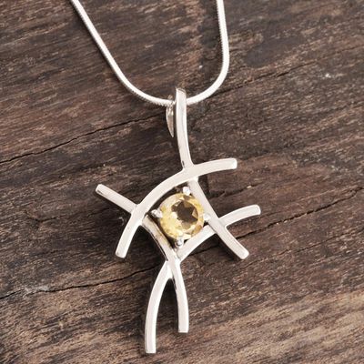 Alternate image for Citrine pendant necklace Energize