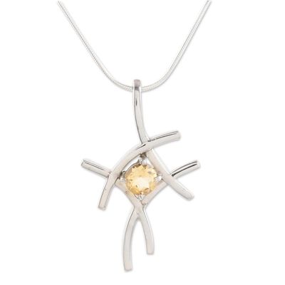 Alternate image for Citrine pendant necklace Energize