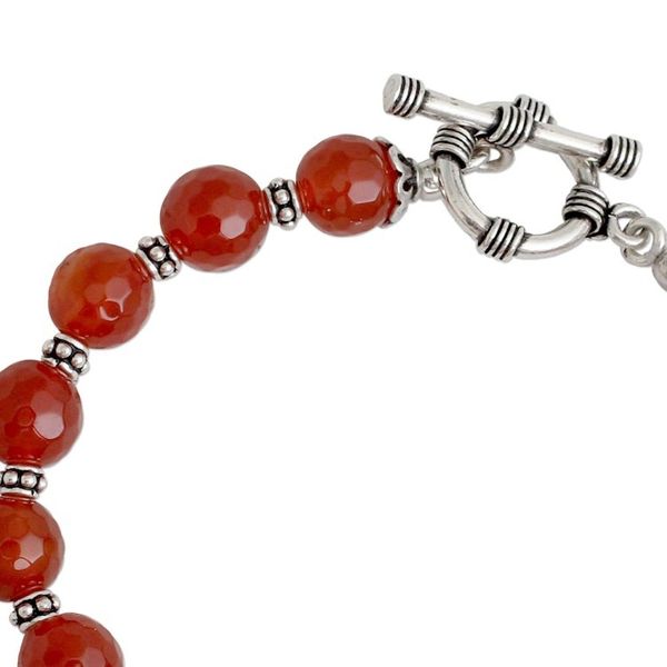 Alternate image for Carnelian beaded bracelet Royal Glow