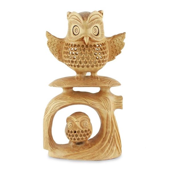 Alternate image for Wood jali sculpture Hide and Seek