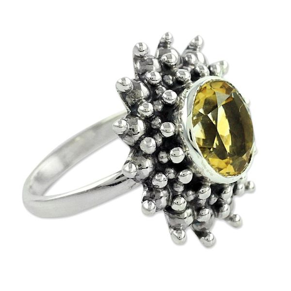 Alternate image for Citrine Jewelry Artisan Crafted Sterling Silver Jewelry Star