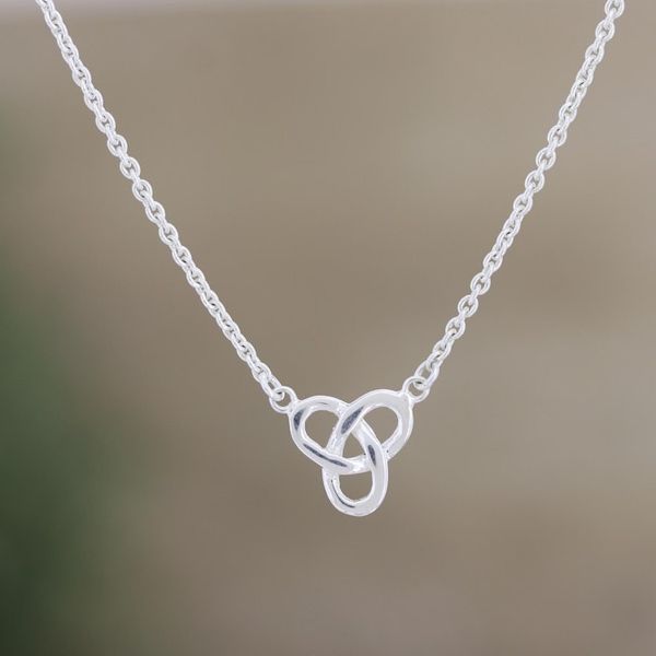 Alternate image for Sterling Silver Necklace and Bracelet Jewelry Set Pair Twist and Turn