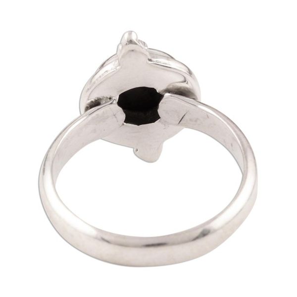 Alternate image for Purple Composite Turquoise and Silver Ring Twilight Memory