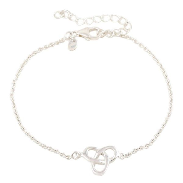 Alternate image for Sterling Silver Necklace and Bracelet Jewelry Set Pair Twist and Turn