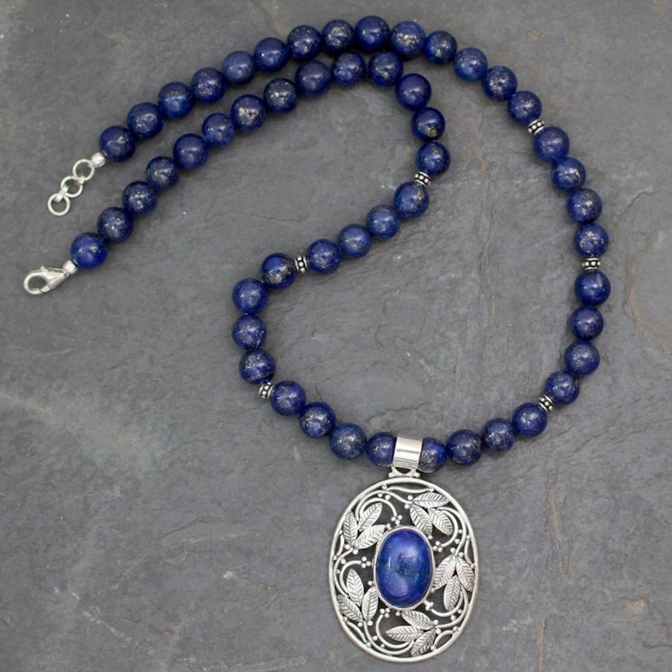 India Lapis Lazuli Necklace 'Eden'