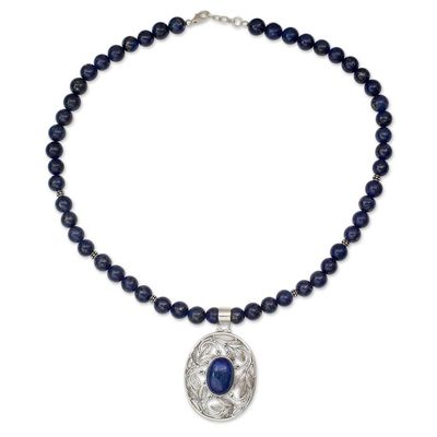 Alternate image for India Lapis Lazuli Necklace Eden