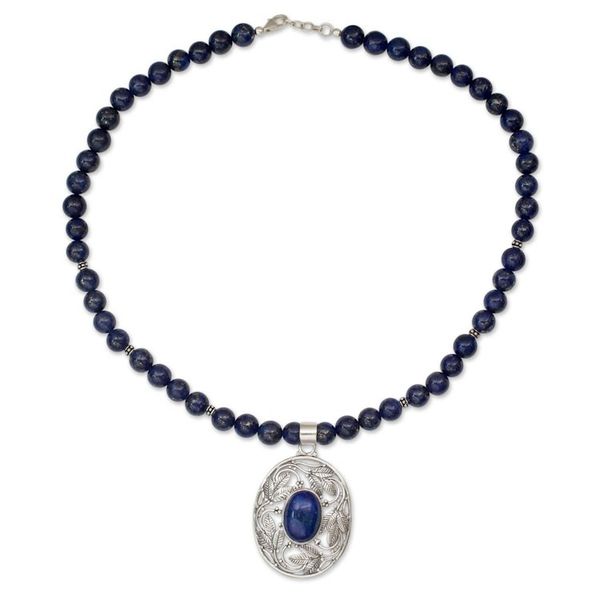 Alternate image for India Lapis Lazuli Necklace Eden