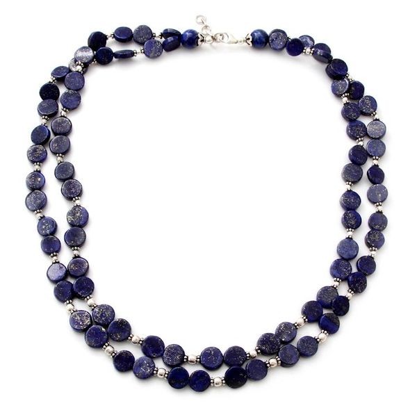 Alternate image for Lapis lazuli strand necklace Blue Universe