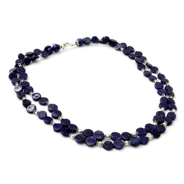 Alternate image for Lapis lazuli strand necklace Blue Universe